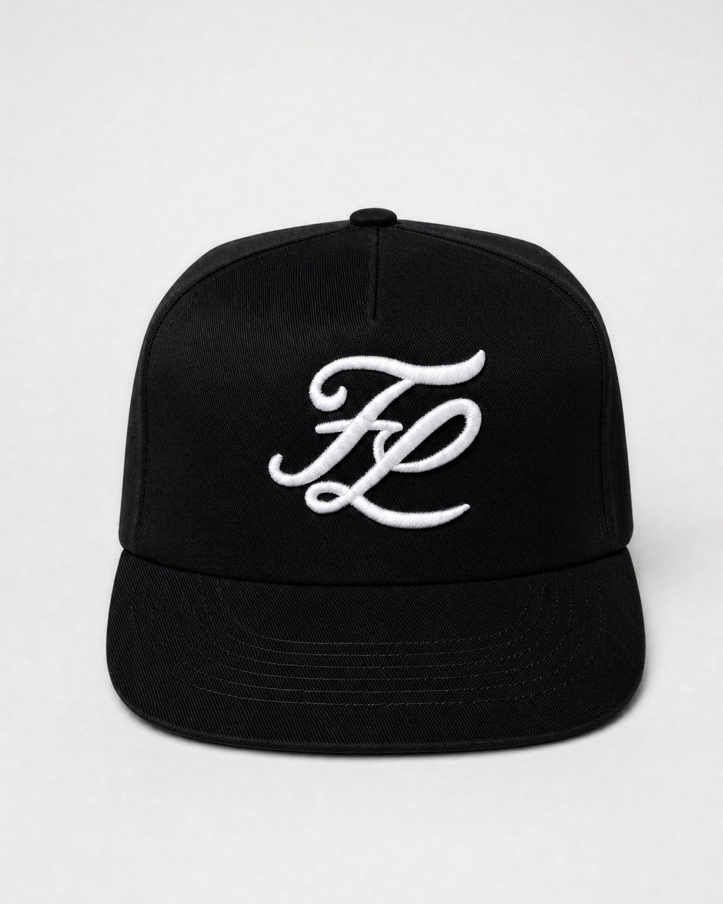 Black cap, front (colour render)