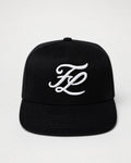 Black cap, front (colour render)