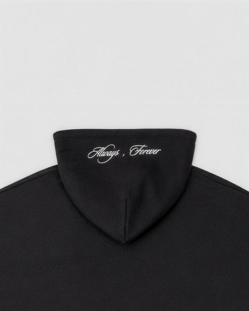 Hood embroidery detail